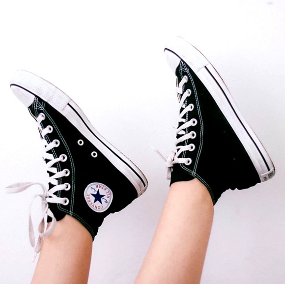 Firm price converse black sneakers 9 - Picture 2 of 8